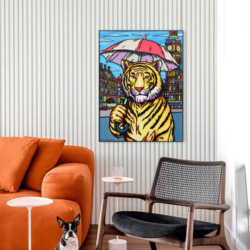 The Wildest Dreams Begin on Rainy Days (Original Painting)