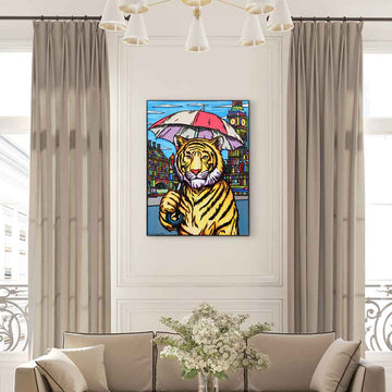 The Wildest Dreams Begin on Rainy Days (Original Painting)