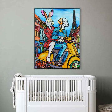 The World Feels Better with You (Original Painting)