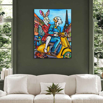The World Feels Better with You (Original Painting)