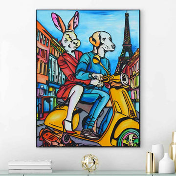 The World Feels Better with You (Original Painting)