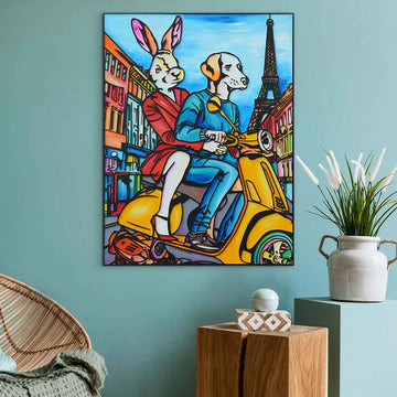 The World Feels Better with You (Original Painting)