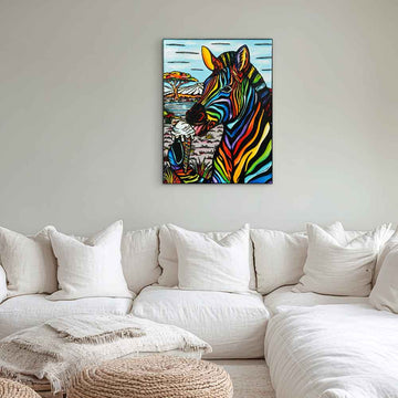 The Zebra Had Many Talents (Original Painting)