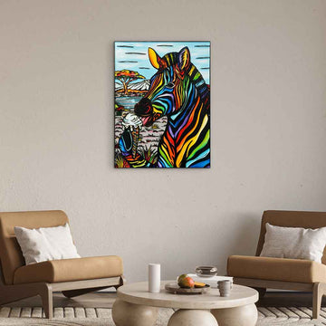 The Zebra Had Many Talents (Original Painting)