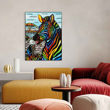 The Zebra Had Many Talents (Original Painting)