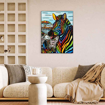 The Zebra Had Many Talents (Original Painting)