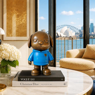 The Original Dogboy of the Moonlit Blue (Bronze Sculpture, Small)