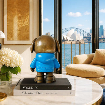 The Original Dogboy of the Moonlit Blue (Bronze Sculpture, Small)