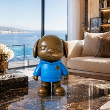 The Original Dogboy of the Moonlit Blue (Bronze Sculpture, Small)