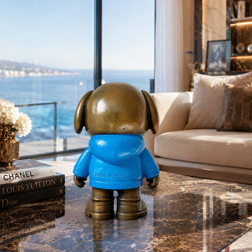 The Original Dogboy of the Moonlit Blue (Bronze Sculpture, Small)