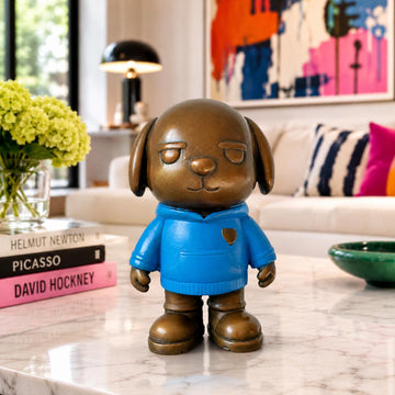 The Original Dogboy of the Moonlit Blue (Bronze Sculpture, Small)