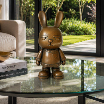 The Original Rabbitgirl of the Moonlit Blue (Bronze Sculpture, Small)