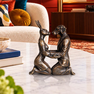 The Kiss that Lasted a Lifetime (Bronze Sculpture, Miniature)