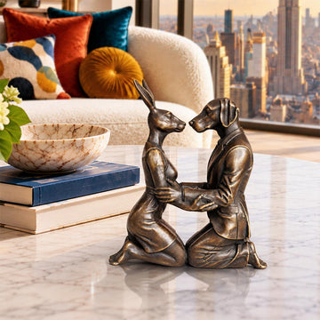 The Kiss that Lasted a Lifetime (Bronze Sculpture, Miniature)