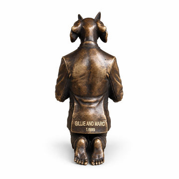 The Kiss that Lasted a Lifetime (Bronze Sculpture, Miniature)