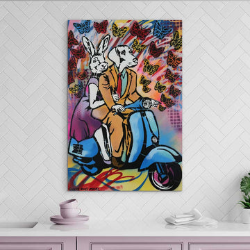 There Was A Flutter In The Air (Original Painting)