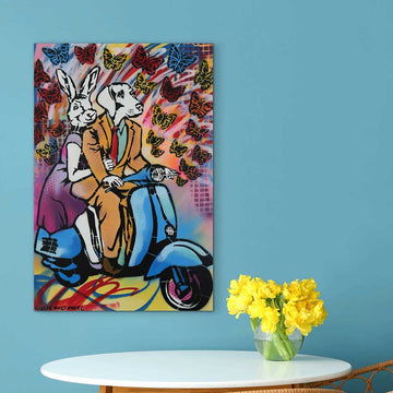 There Was A Flutter In The Air (Original Painting)