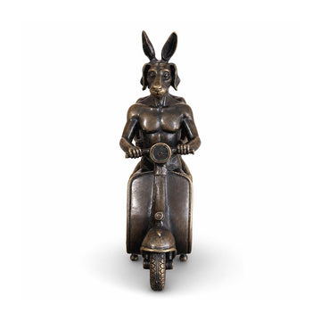 The Vespa Riders Forever (Bronze Sculpture, Small)