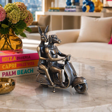 The Vespa Riders Forever (Bronze Sculpture, Small)