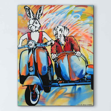 They Had Adventure in Their Blood (Original Painting)