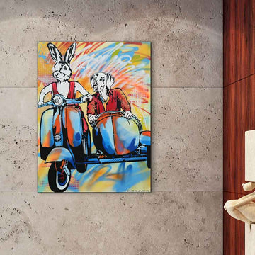 They Had Adventure in Their Blood (Original Painting)