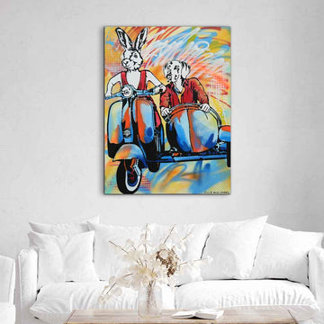 They Had Adventure in Their Blood (Original Painting)