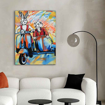 They Had Adventure in Their Blood (Original Painting)