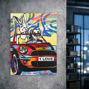 They Let Love Take the Wheel (Original Painting)