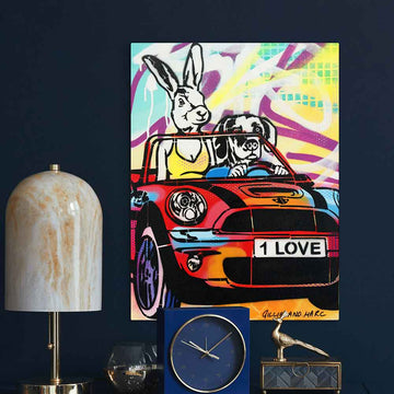 They Took Love Around the World (Original Painting)