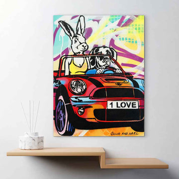 They Took Love Around the World (Original Painting)