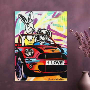 They Took Love Around the World (Original Painting)