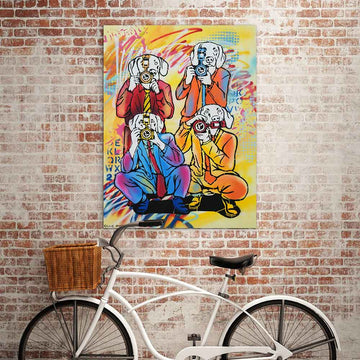 They Watched the World (Original Painting)