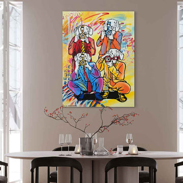 They Watched the World (Original Painting)