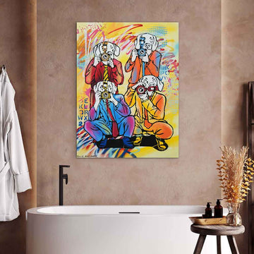 They Watched the World (Original Painting)