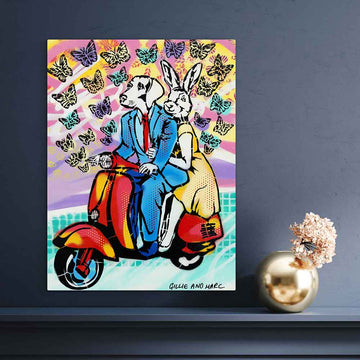 They Went Wherever the Butterflies Led Them (Original Painting)