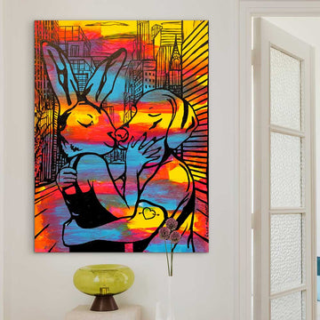 They Were Able to Live and Love Together (Original Painting)