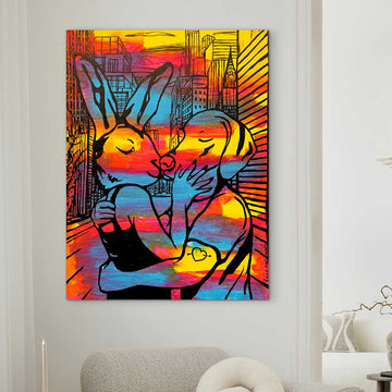They Were Able to Live and Love Together (Original Painting)