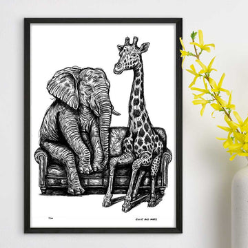They Were Best of Friends (Giclee Canvas Print)