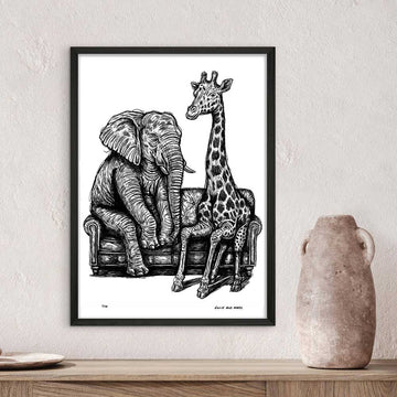 They Were Best of Friends (Giclee Canvas Print)