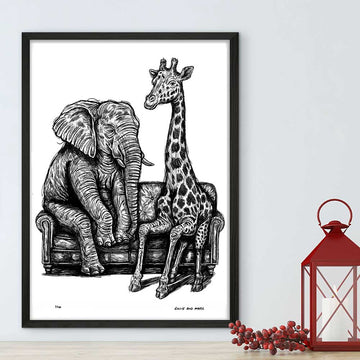 They Were Best of Friends (Giclee Canvas Print)