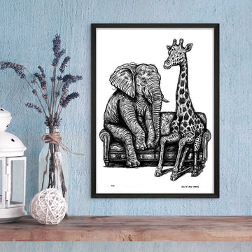 They Were Best of Friends (Giclee Canvas Print)