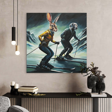 They Were Downhill All the Way (Original Painting)