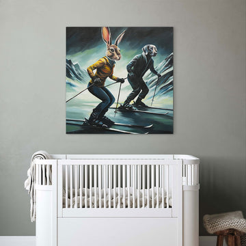 They Were Downhill All the Way (Original Painting)