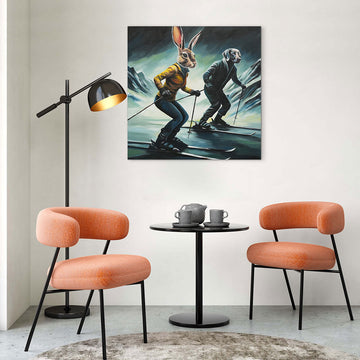 They Were Downhill All the Way (Original Painting)