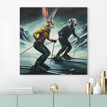 They Were Downhill All the Way (Original Painting)