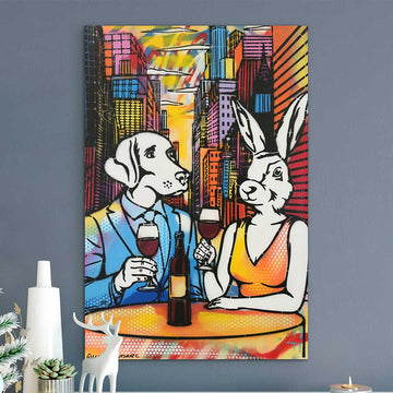They Were Drinking A Fine Drop (Original Painting)