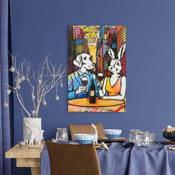 They Were Drinking A Fine Drop (Original Painting)