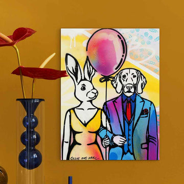 They Were Floating on Love (Original Painting)
