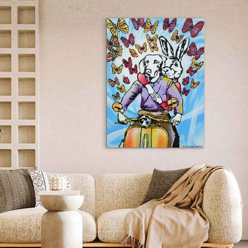 They Were Going to Where Wild Things Roam (Original Painting)