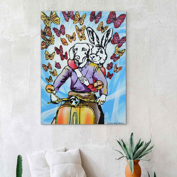 They Were Going to Where Wild Things Roam (Original Painting)